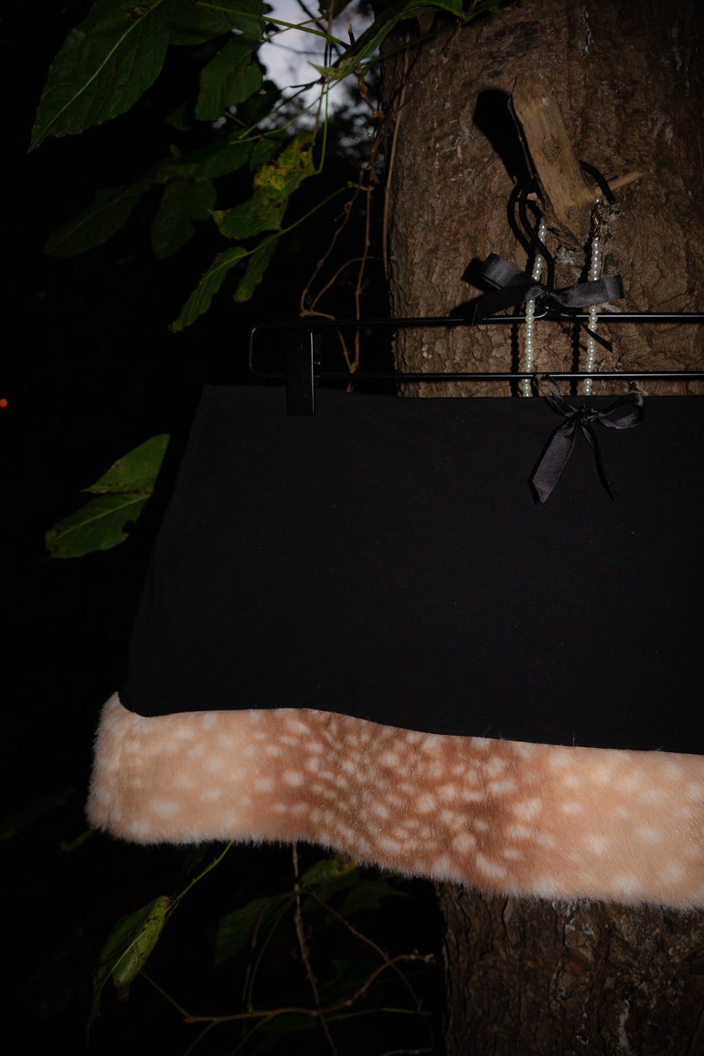 ❀ Black Bambi Mini Skirt ❀