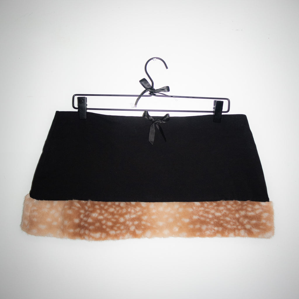 ❀ Black Bambi Mini Skirt ❀
