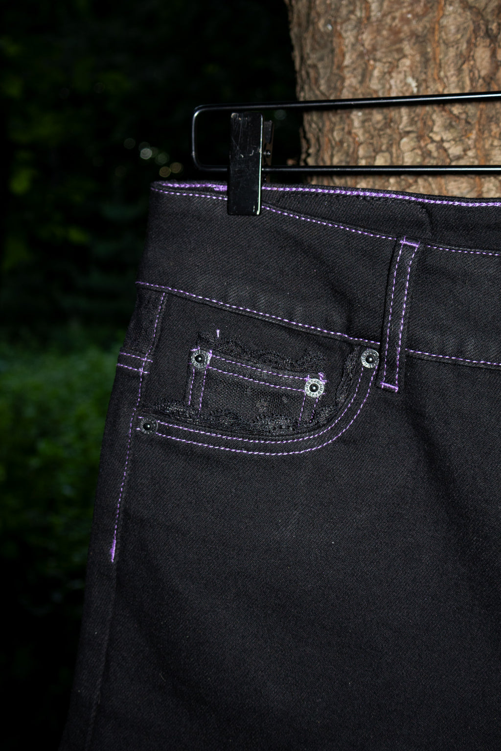 Midnight Jean Shorts