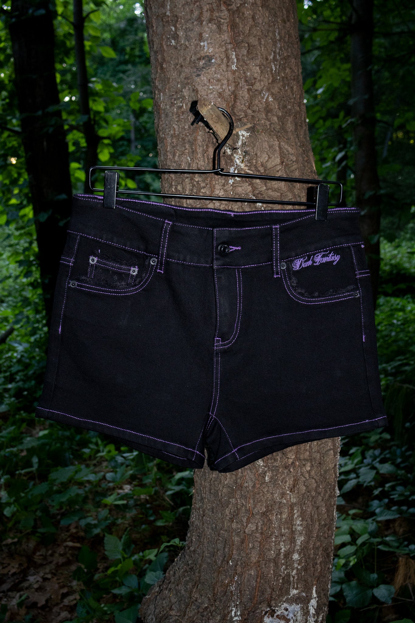 Midnight Jean Shorts
